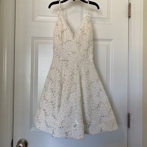 White formal dress